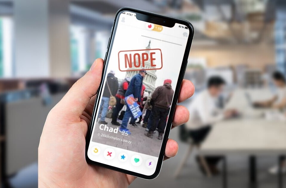 The Capitol rioters are getting banned from dating apps