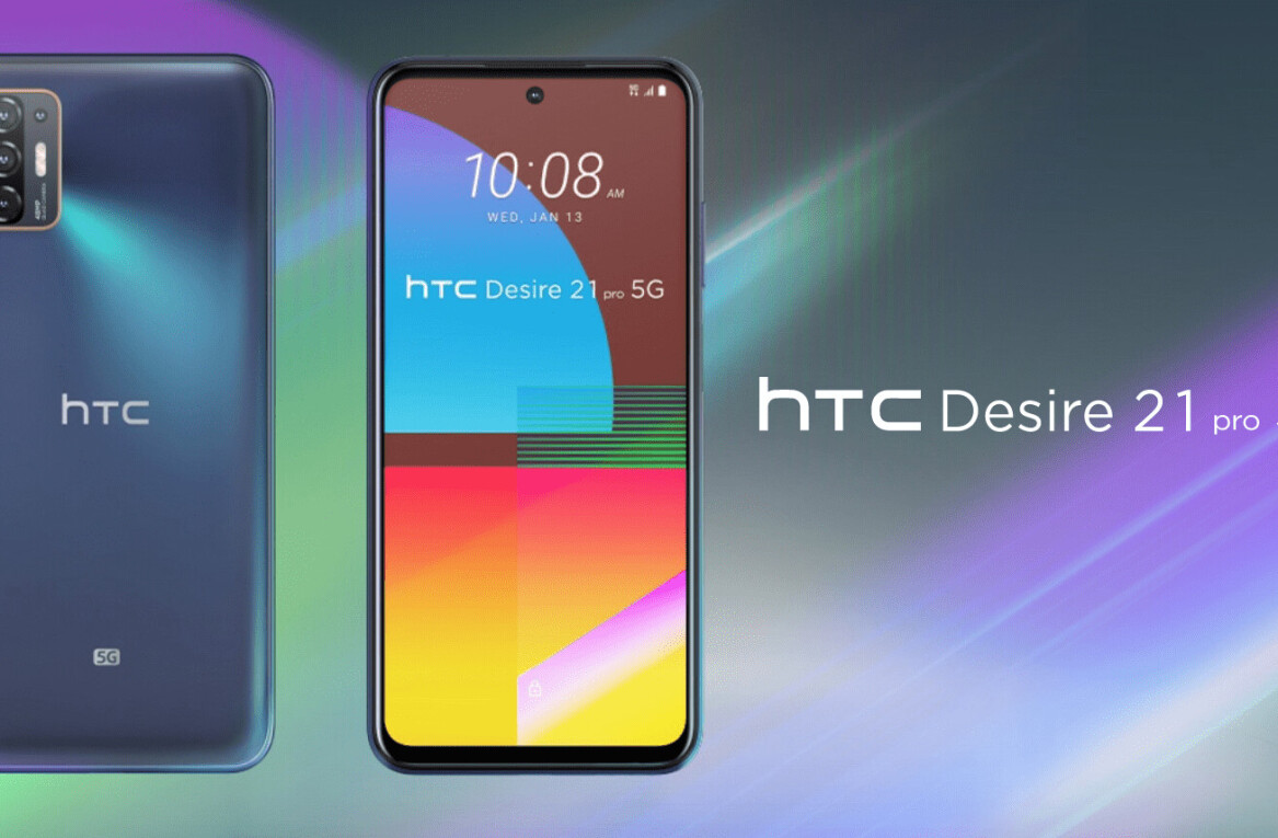 HTC is apparently still making phones, announces the Desire 21 Pro 5G