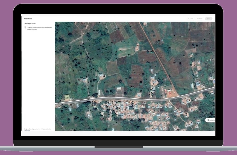 Here’s how you can draw a missing road on Google Maps