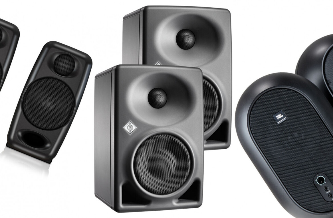 These 3 studio monitors are great speakers for a small desk