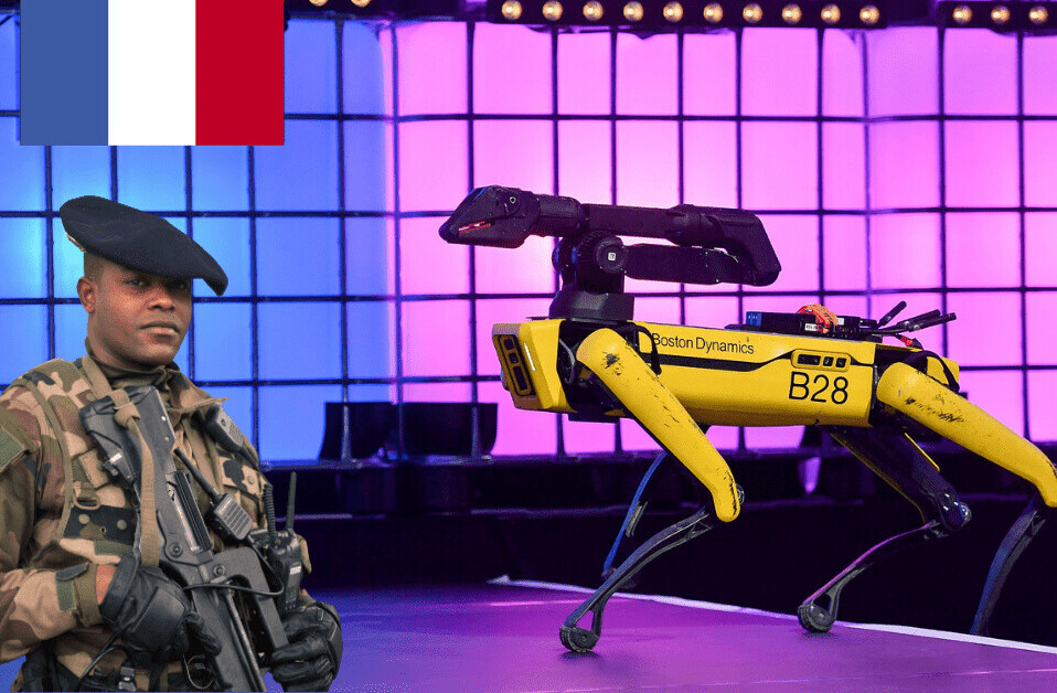 Spot the (robot) dog enlists in the French Army, (battery) dies