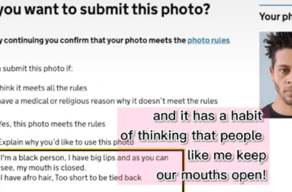 Black man says racially-biased AI system rejected his passport photo