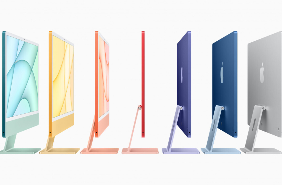 The slim new iMac is powered by M1 and comes in 7 gorgeous colors