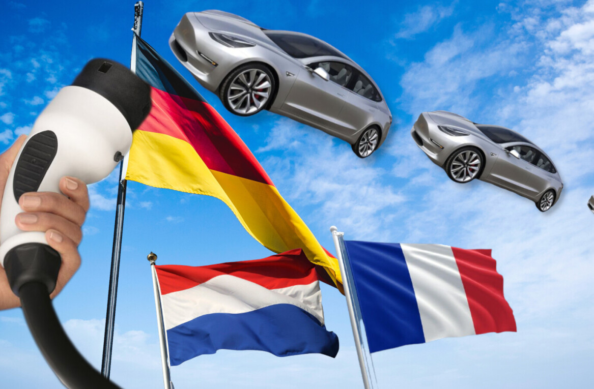 Tesla Model 3 dominates all other EVs in France, Germany, and the Netherlands