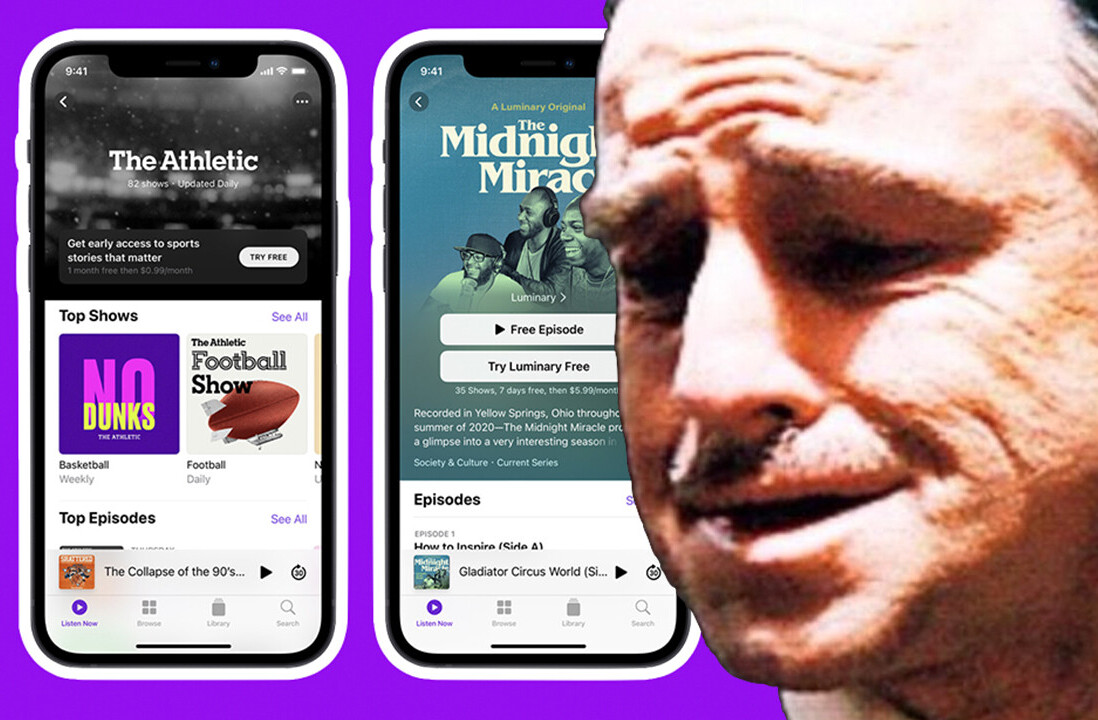 The Apple Podcasts app redesign is a crime against humanity