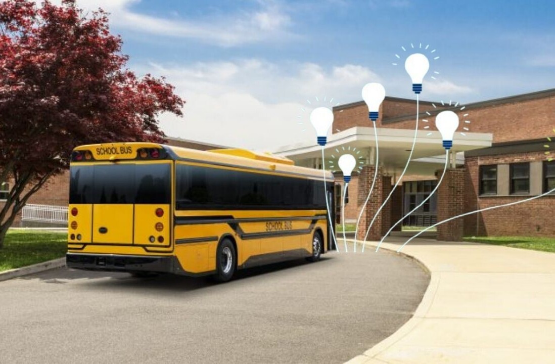 BYD’s electric school bus will feed electricity back to classrooms