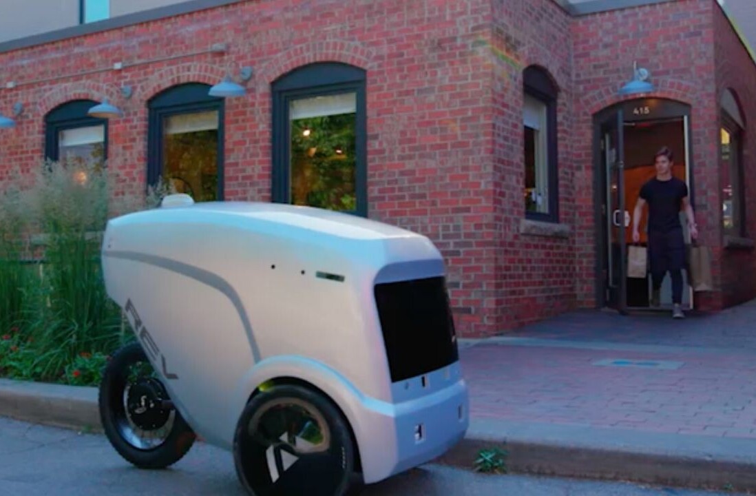 These cute robots are now delivering pizza across Austin, Texas