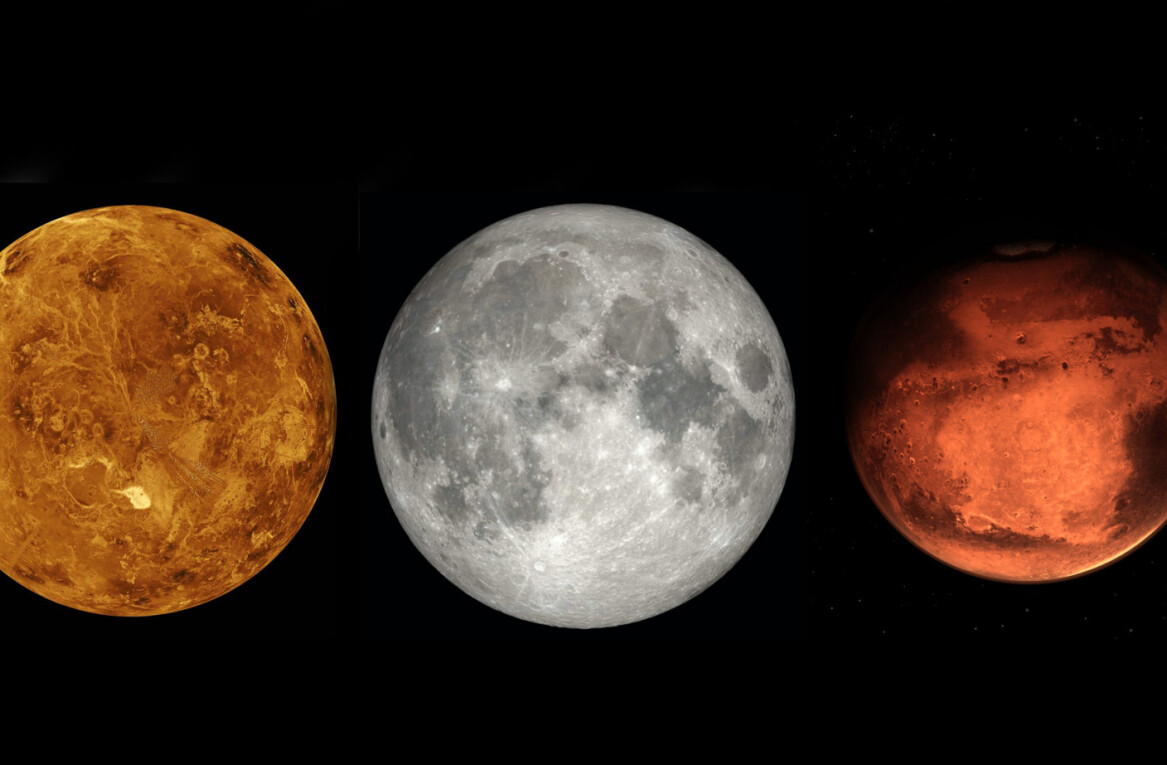 Watch the Moon, Mars, and Venus form a celestial conga line on July 12