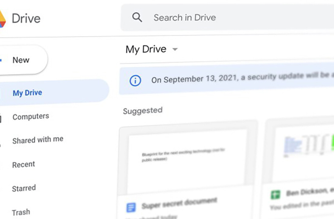 Google Drive gets a security update in September —  here’s what it means for you