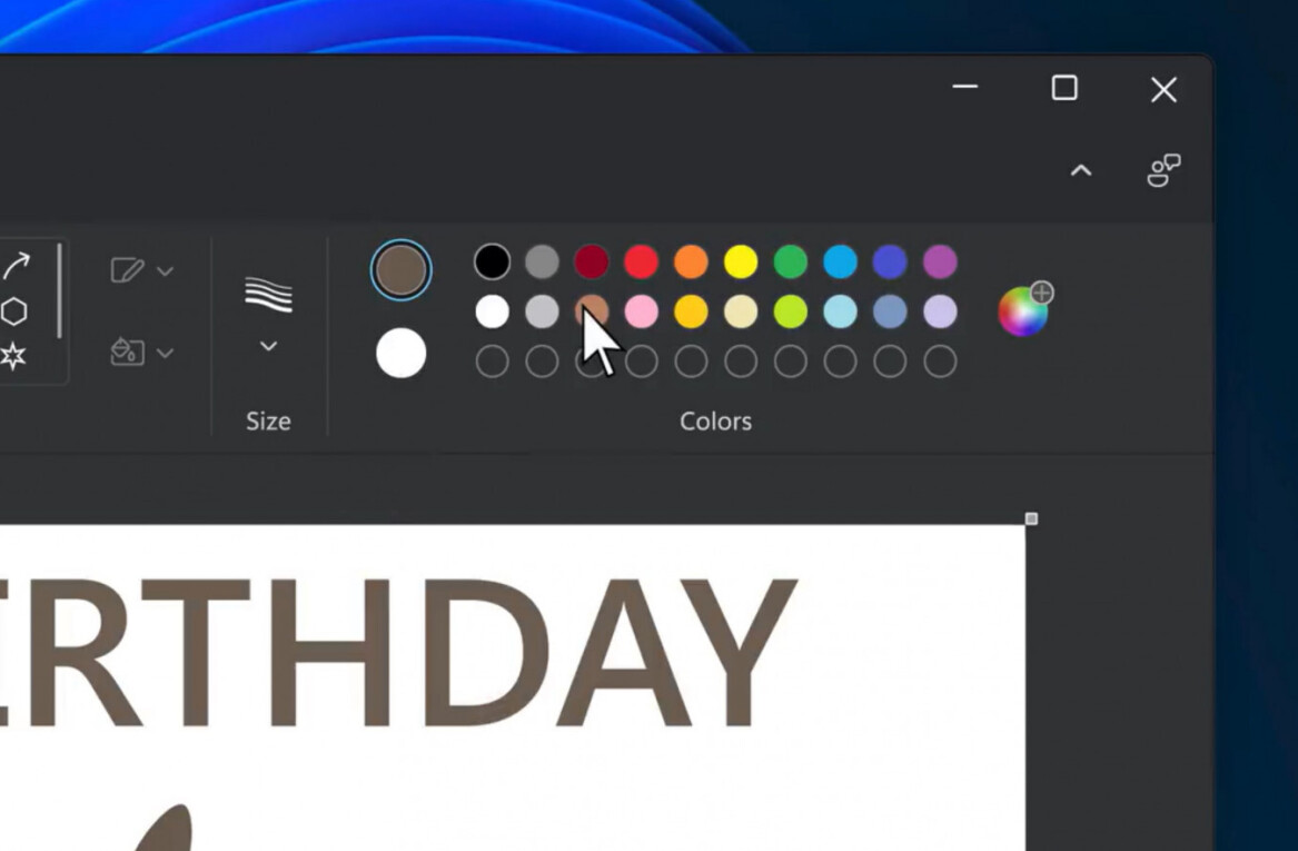 Paint looks different in Windows 11, but not enough to make fans mad