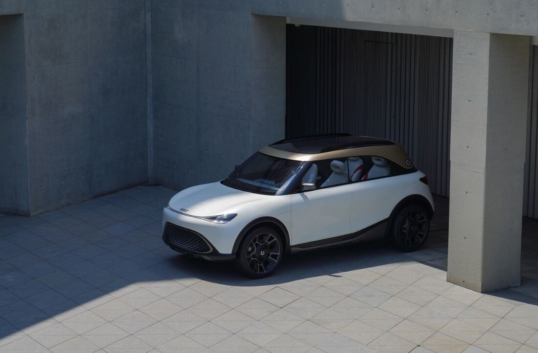 Smart’s Concept #1 is sleek but too damn gold