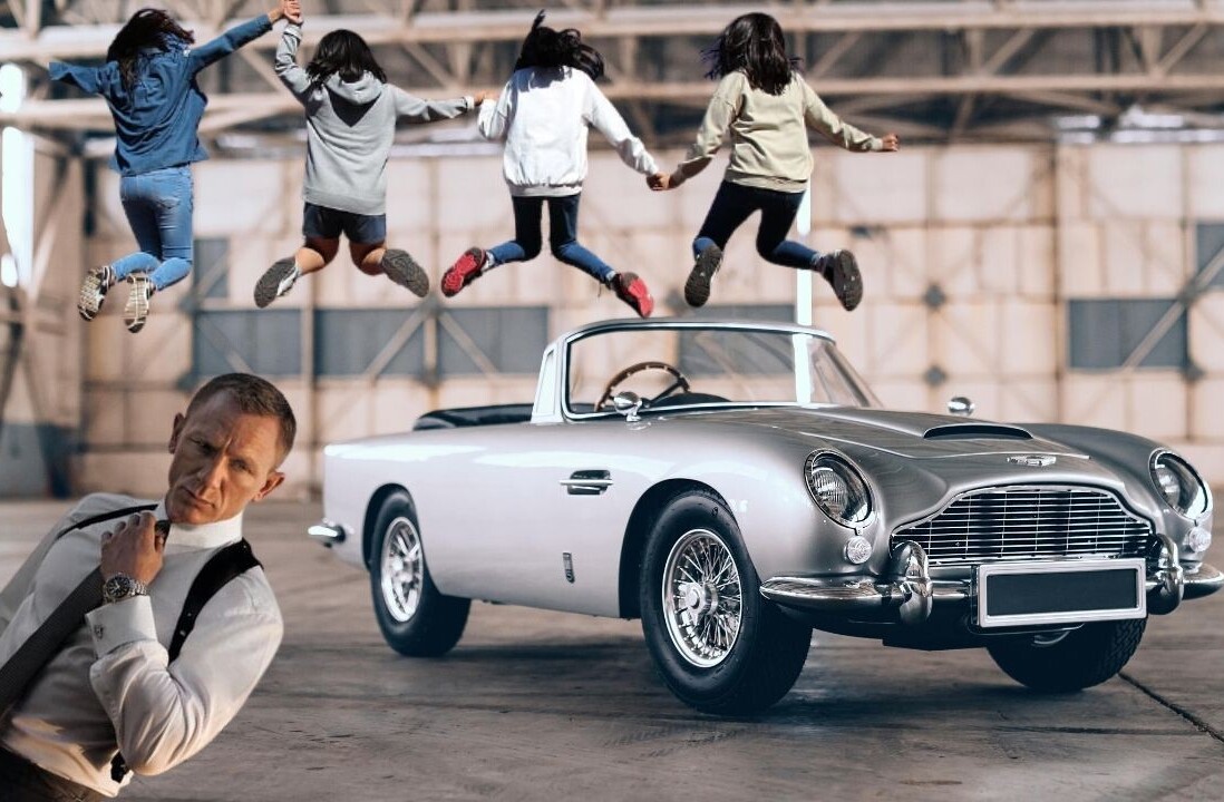 A kid’s replica of James Bond’s car exists AND IT MUST BE MINE