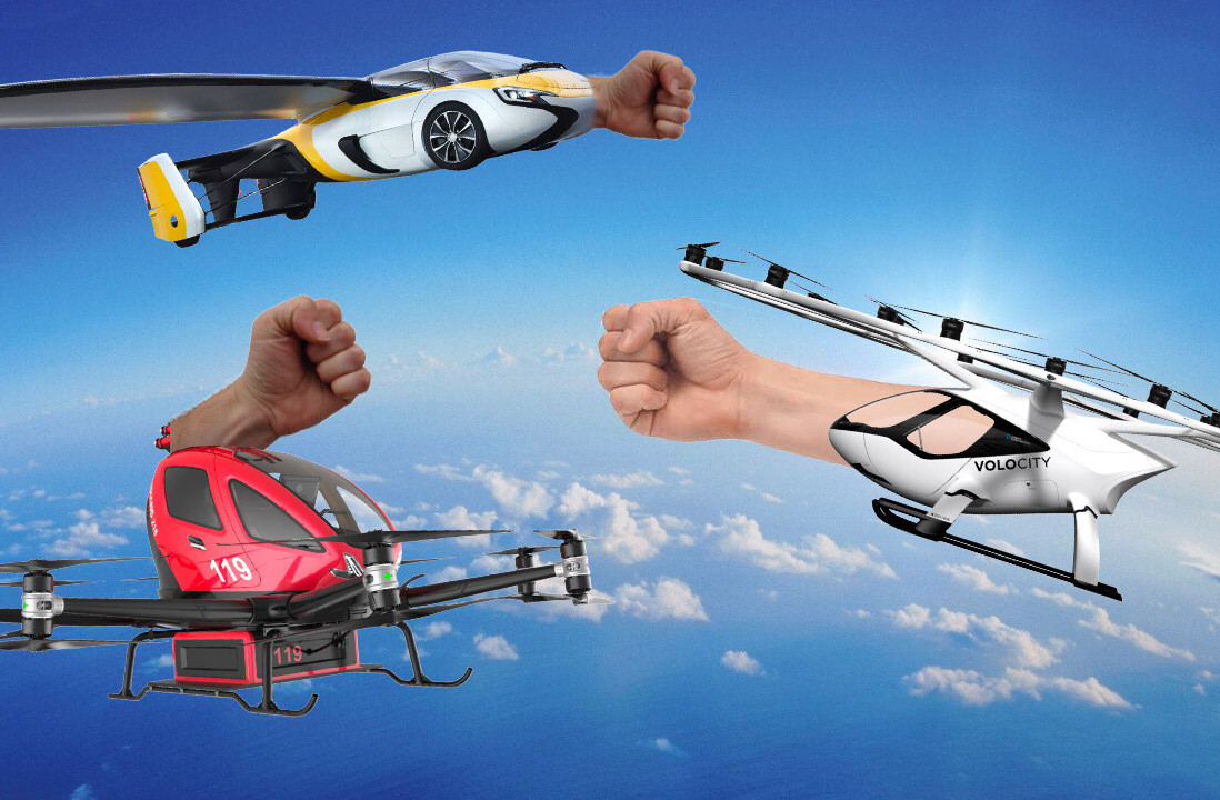 Flying cars, air taxis, and passenger drones fight for the skies