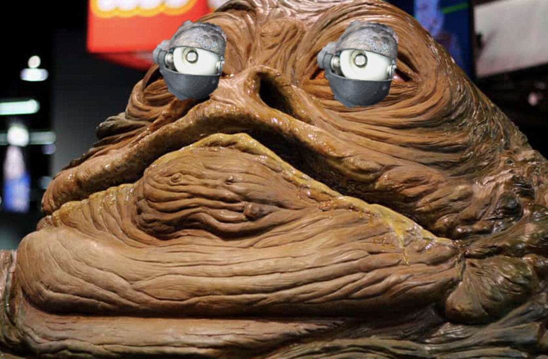 Jabba the Hutt inspires human-style eyes for robots