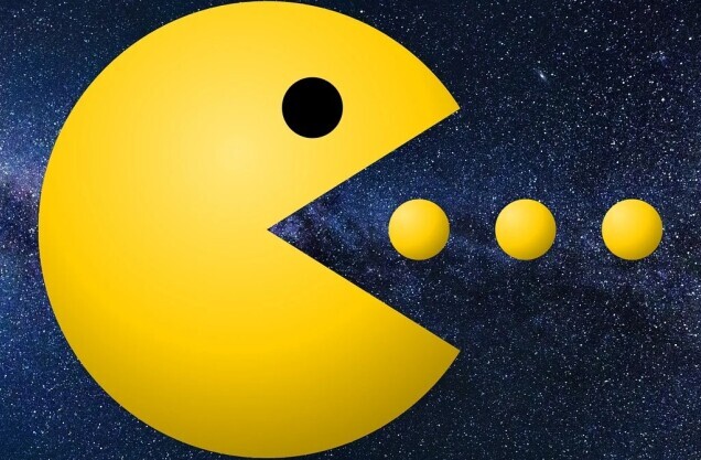 Expanding black holes could be playing Pac Man with the universe