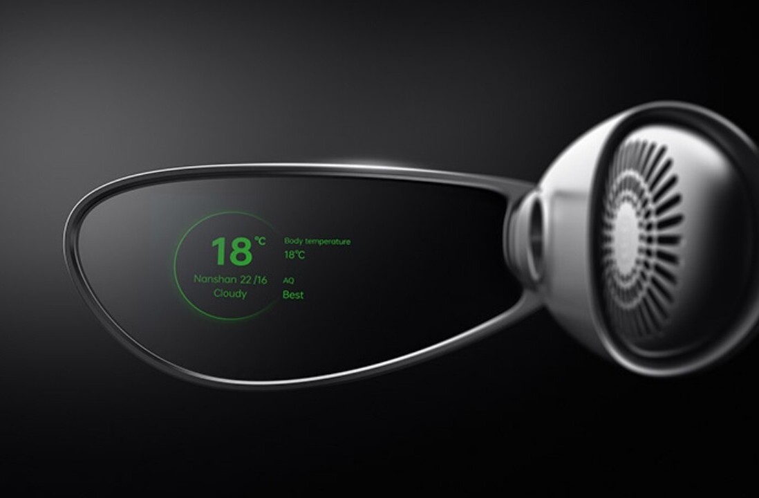 Oppo’s monocle-style Air Glass wearable looks fit for a Bond villain