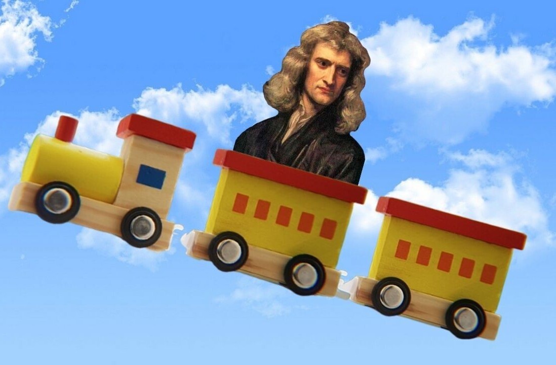 A train that runs on gravity? Now, that’s cool