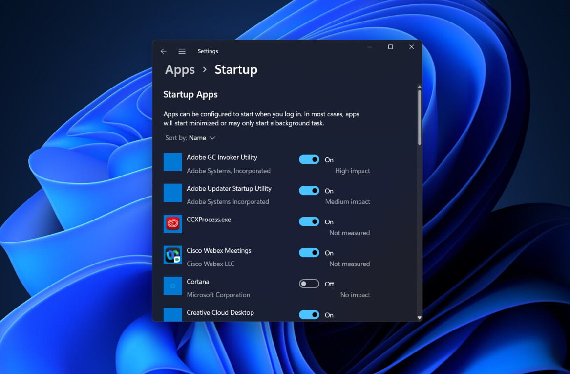 How to prevent apps from running at startup in Windows 11
