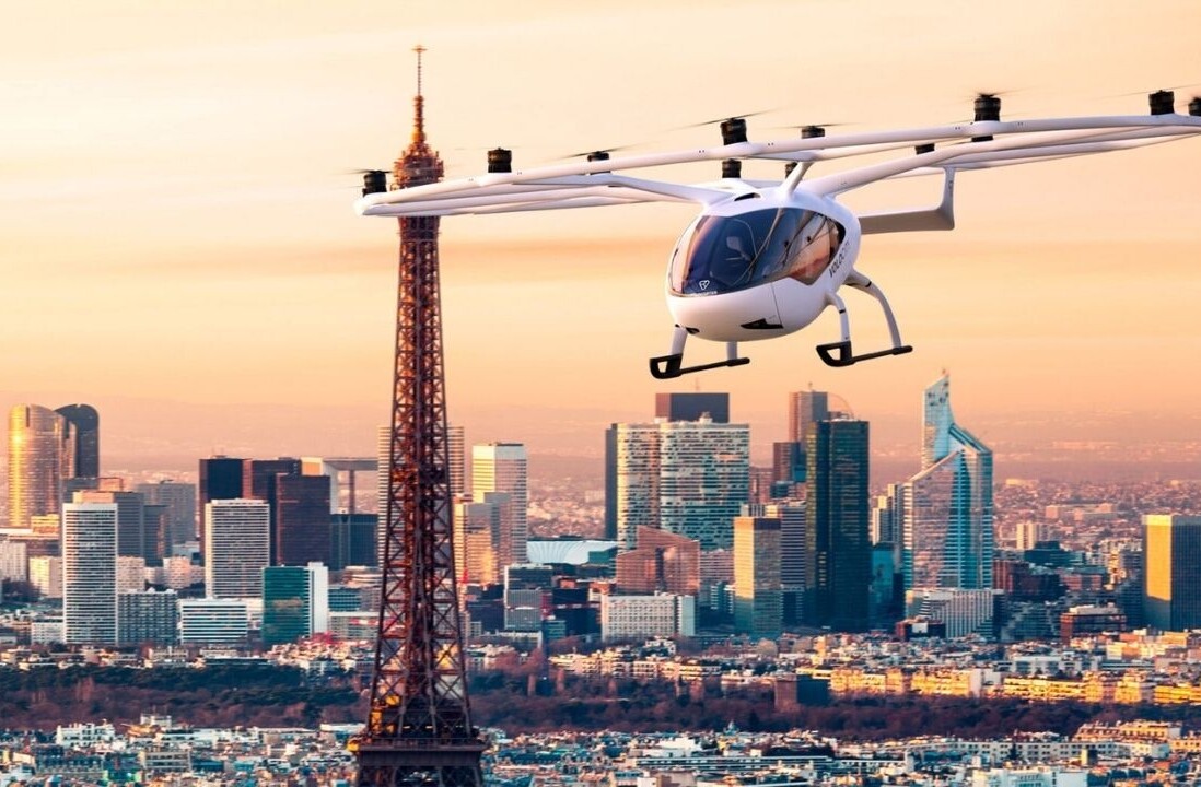 Watch Volocopter’s full-size prototype air taxi take its very first flight