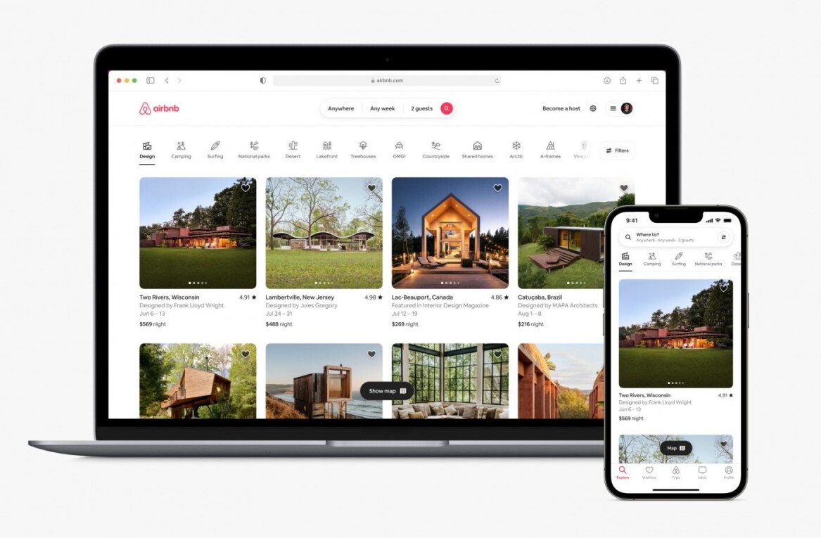 Airbnb is rolling out a new design to encourage travel discovery