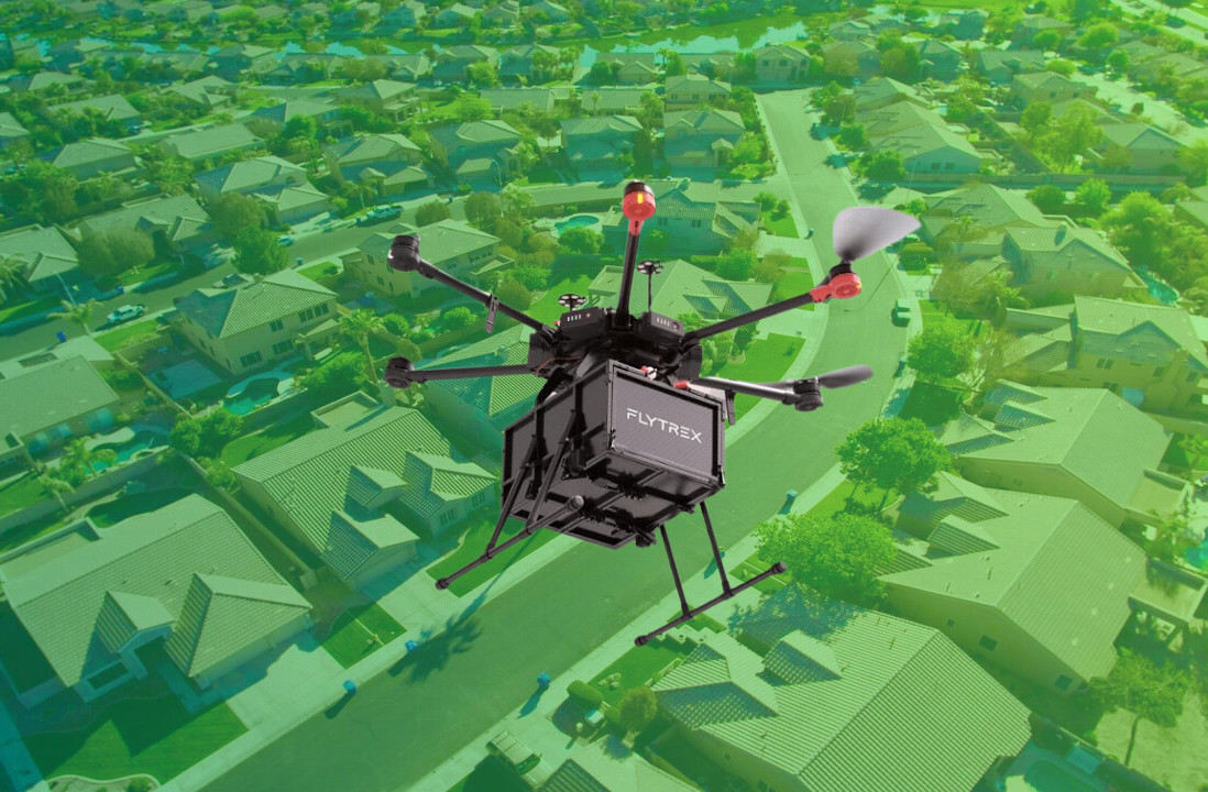 A pie from the sky: The future of drone deliveries is suburban