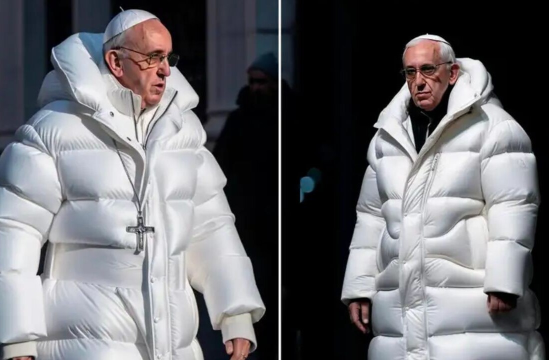 Opinion: The AI pope coat is the shape of hyperreality to come