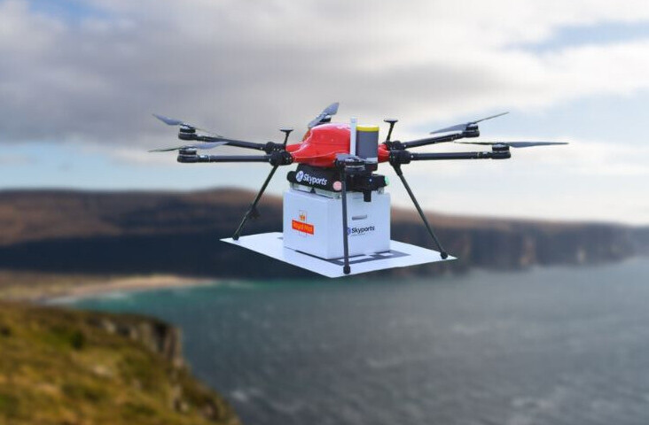 UK’s first drone delivery service launches in remote Scottish islands