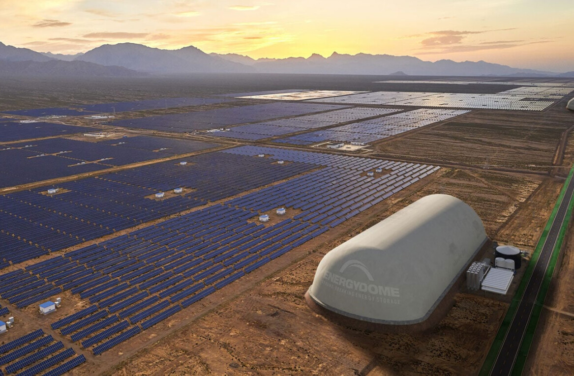 This giant dome battery cuts CO2 emissions — by using more CO2