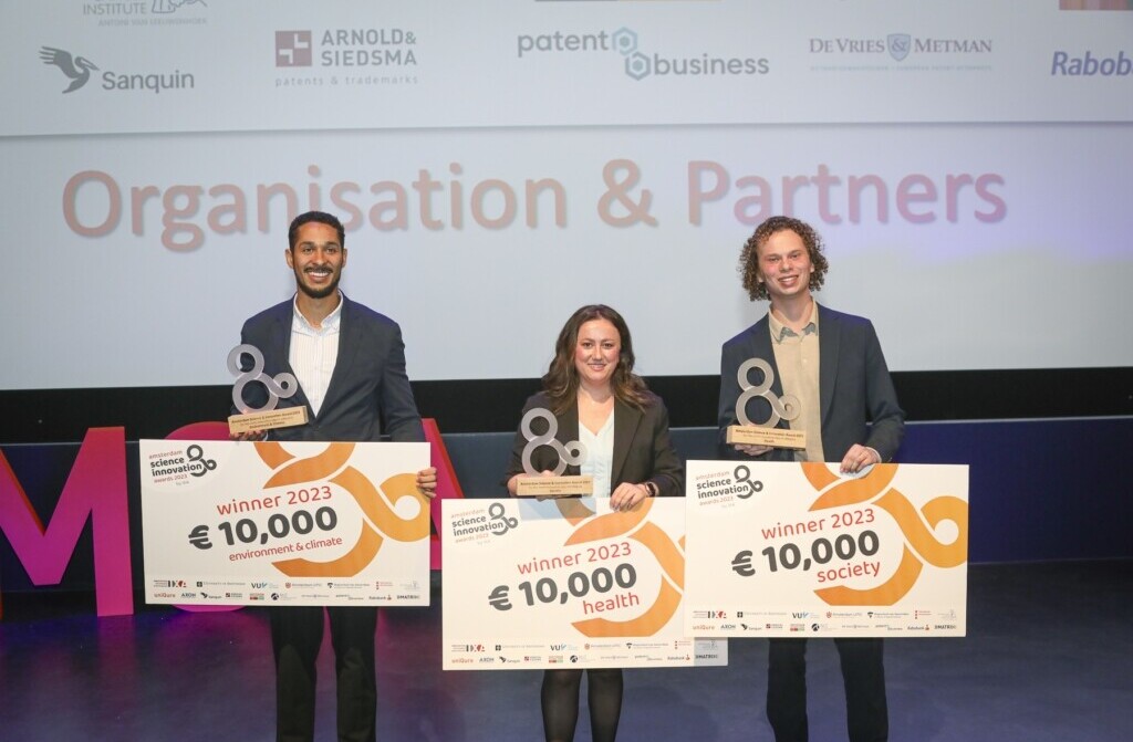 A glimpse into the future of tech from the winners of the Amsterdam Science & Innovation Award