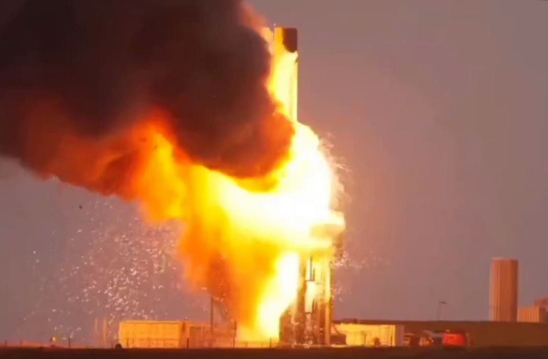 Watch: rocket explodes during test for UK’s first vertical launch