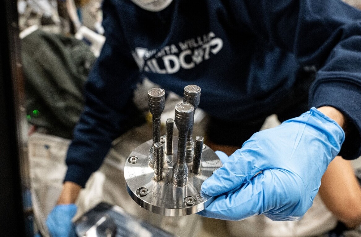 First metal part 3D-printed in space paves way for deeper cosmic missions