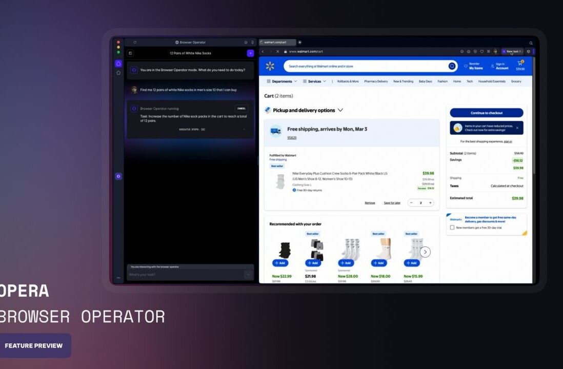 Opera browser unveils AI agent that handles online tasks for you