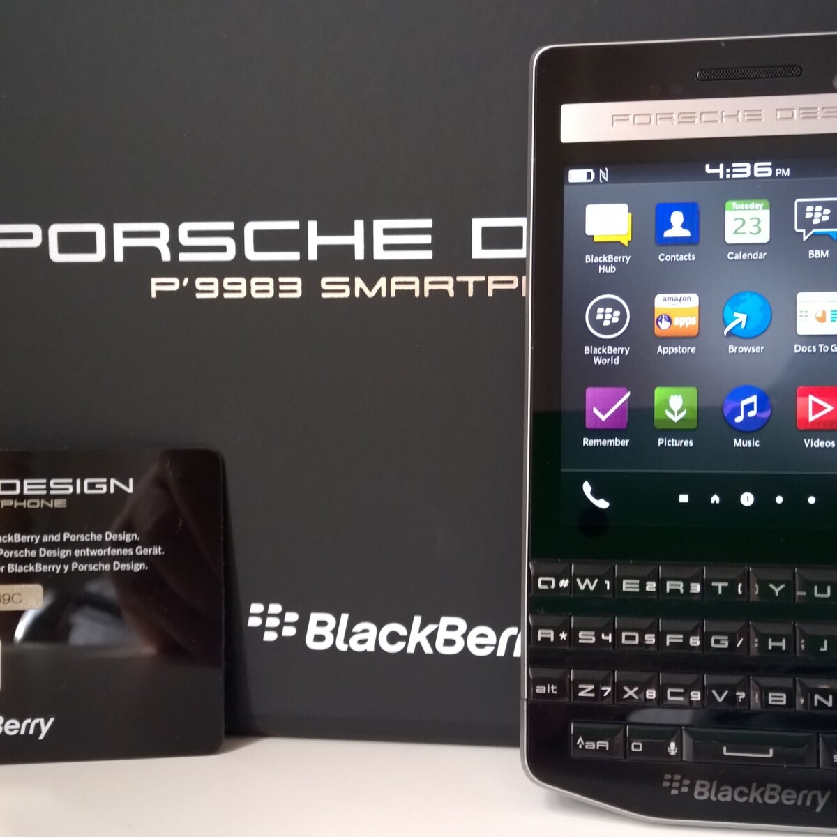 Hands On With Blackberry S New 2 300 Porsche Branded Smartphone Hands On With Blackberry S New 2 300 Porsche Branded Smartphone