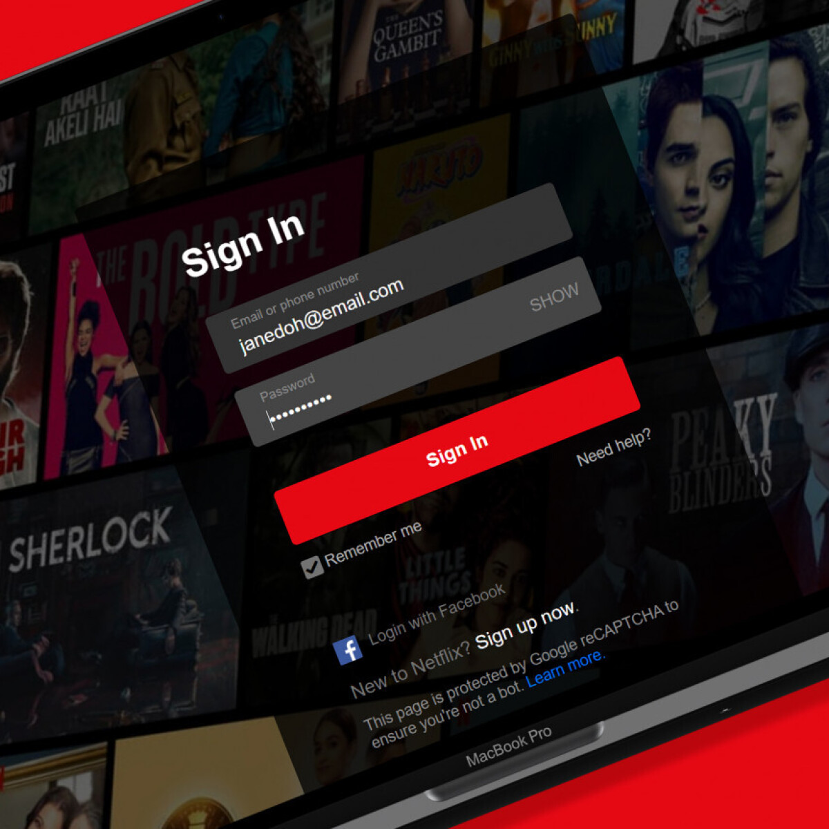 Sign up netflix.com Everything coming