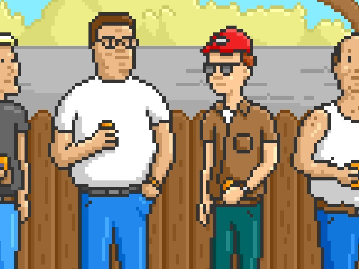 King of the Hill intro gets the pixel art treatment, and it's glorious