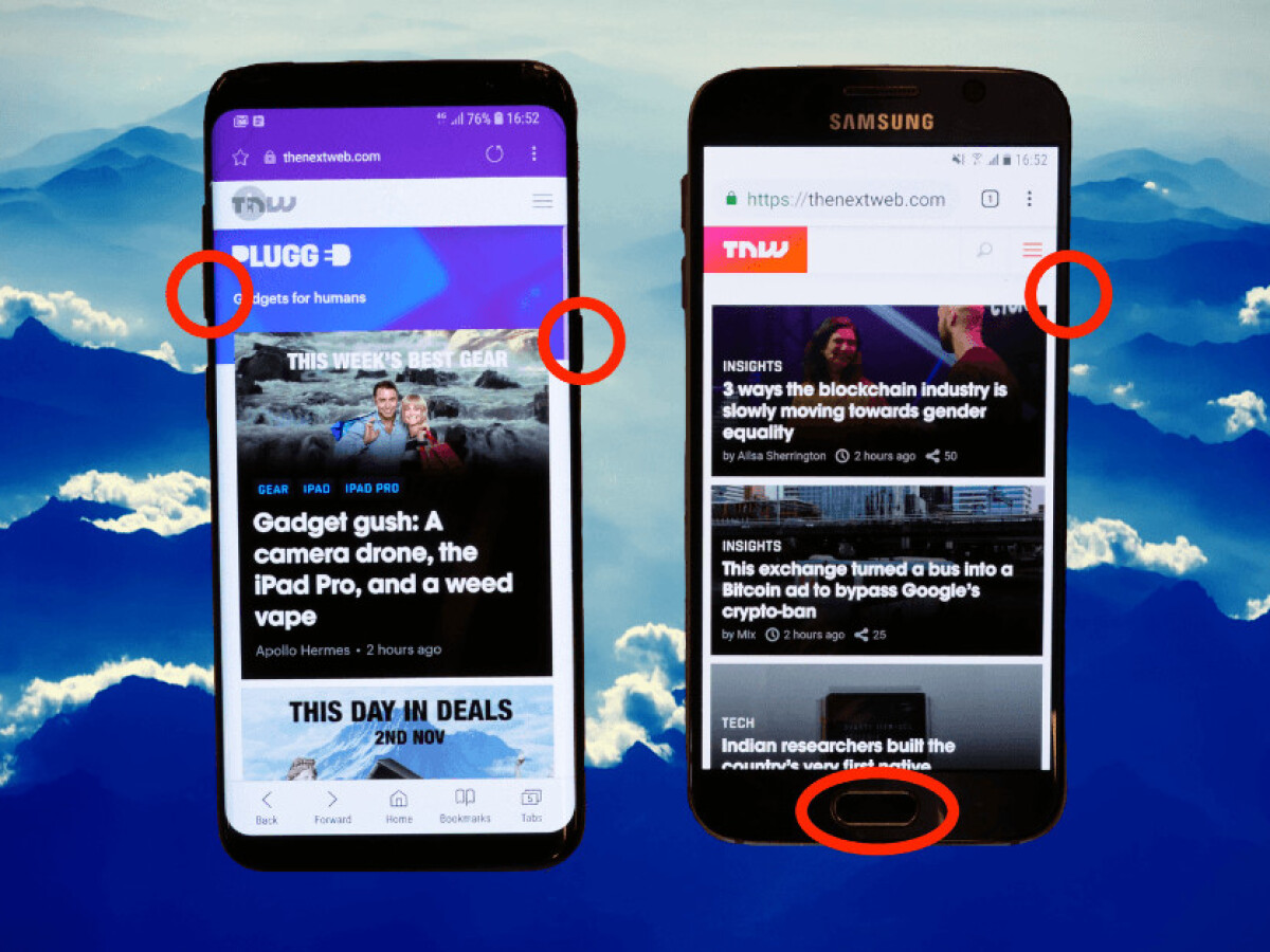 Here's how you take a screenshot on your Samsung Galaxy phone