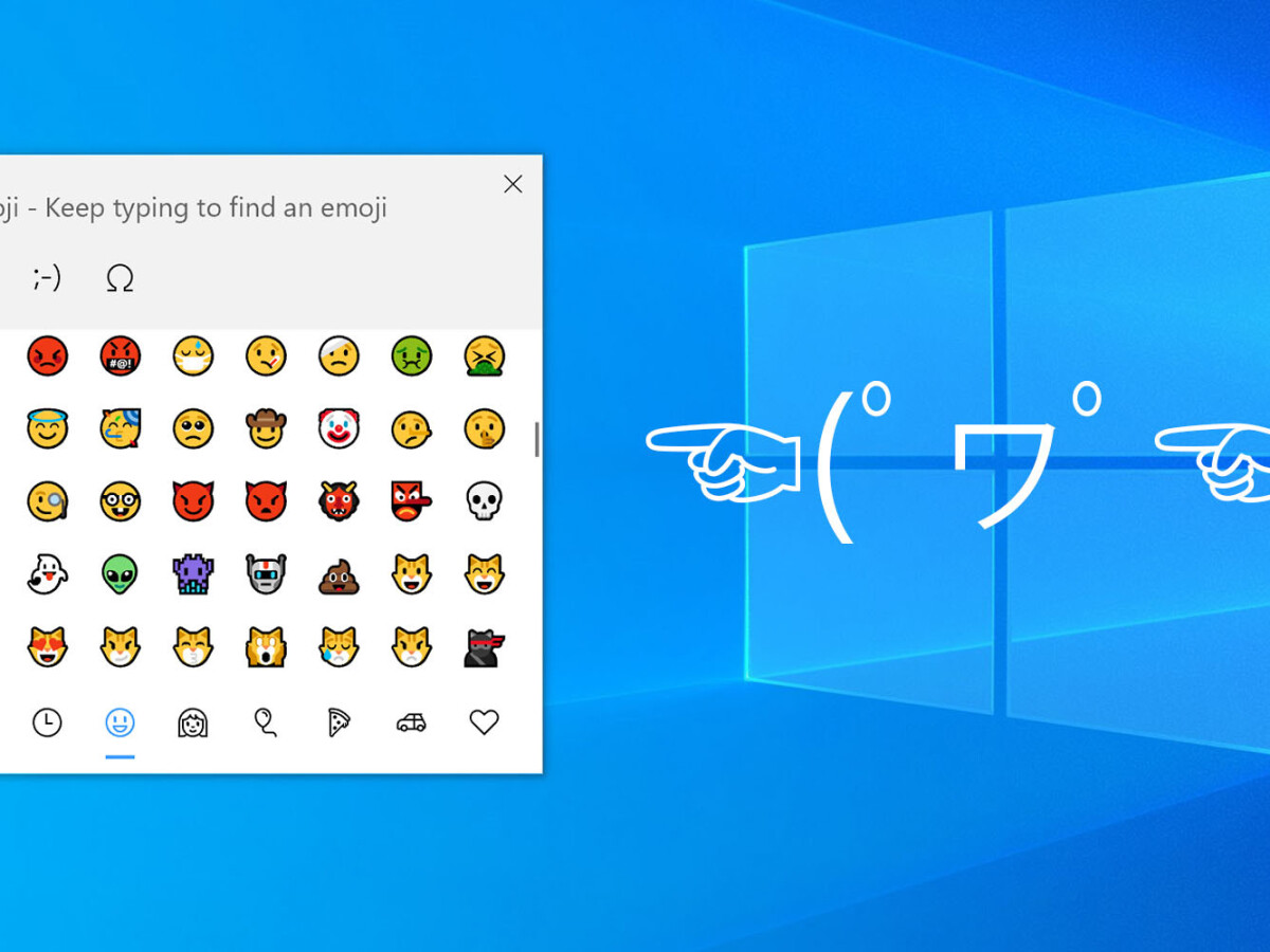 How To Easily Type Emoji Emoticons And Symbols In Windows 10 How To Easily Type Emoji Emoticons And Symbols In Windows 10
