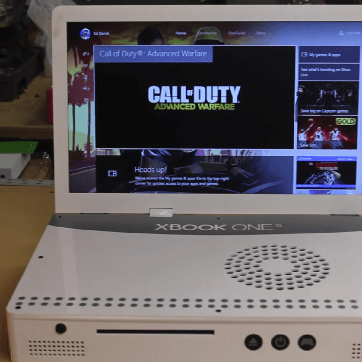 The Xbox One S gets its own laptop mod for gaming on the move
