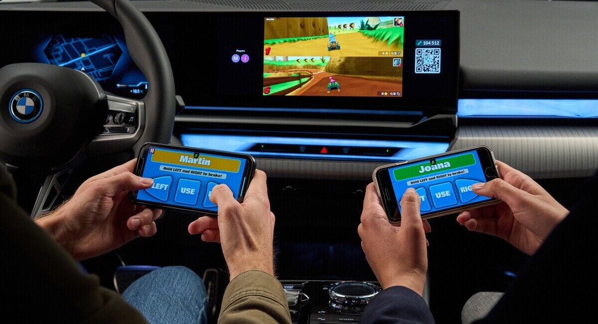 BMW&#8217;s new electric 5 Series lets you play games while charging the car