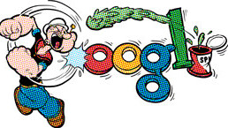 Popeye hits Google!