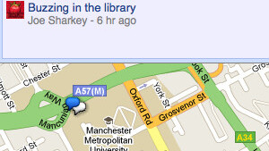 How to browse Google Buzz on a map without a mobile phone