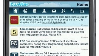 Twitter Launches Official Blackberry Application