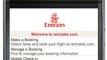 Emirates Airlines Launches Mobile Phone Booking
