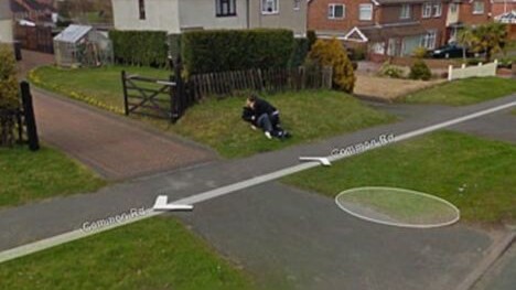 Kiss and tell.  Couple’s first kiss caught on Google Street View.