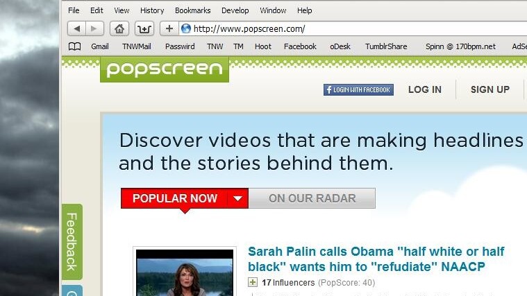 Popscreen helps you discover cool videos, then predicts how popular they will become.