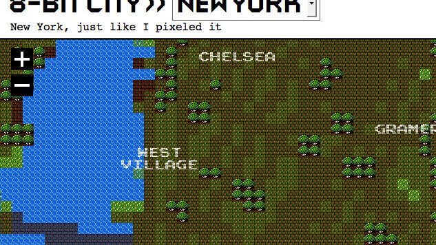 8-bit Google Maps