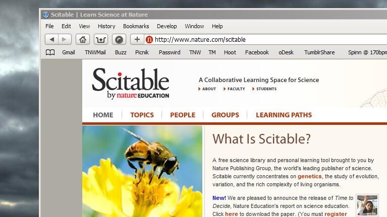 Scitable: The social research network for science geeks.