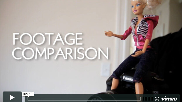 Comparison: Canon 7D – Barbie Video Girl