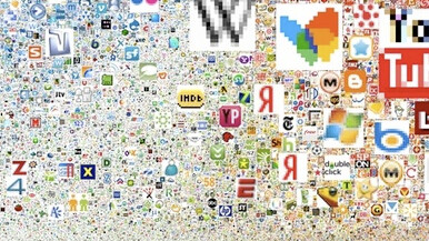Beautiful Collage of Favicons