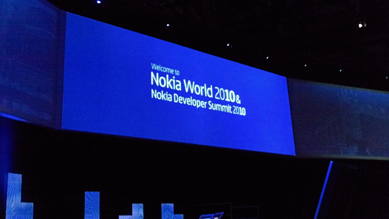 Live from the Nokia World opening keynote